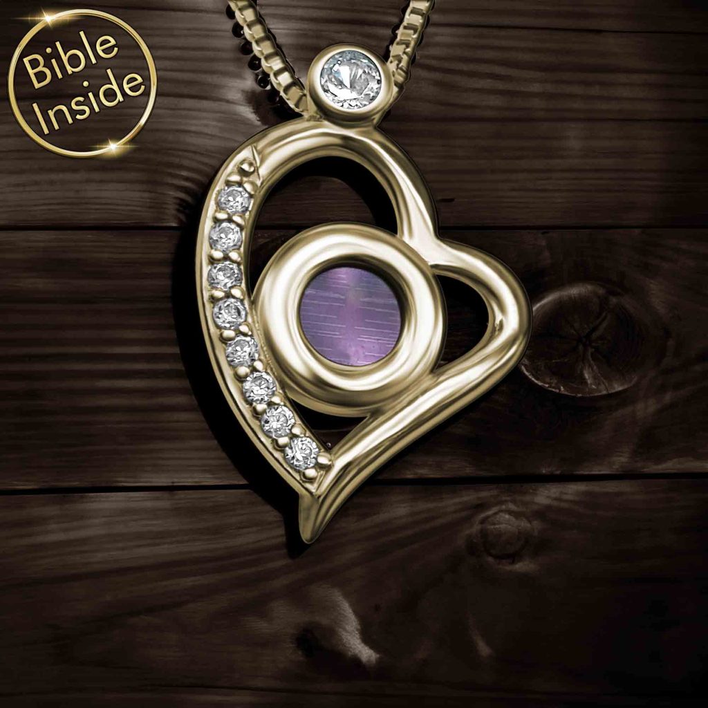 Nano Gold Jewelry Pendant With New Testament Scripture Inside From My Nano Jewelry