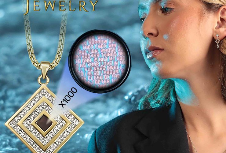 Biblical Gifts for Women Heart Pendant With Bible Inside From My Nano Jewelry
